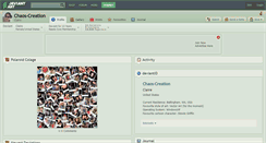 Desktop Screenshot of chaos-creation.deviantart.com
