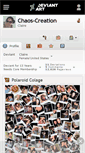 Mobile Screenshot of chaos-creation.deviantart.com