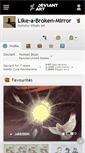 Mobile Screenshot of like-a-broken-mirror.deviantart.com