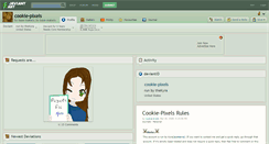 Desktop Screenshot of cookie-pixels.deviantart.com