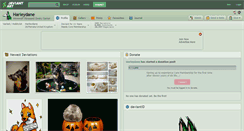 Desktop Screenshot of harleydane.deviantart.com