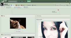 Desktop Screenshot of julia-d.deviantart.com