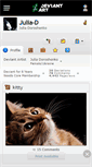 Mobile Screenshot of julia-d.deviantart.com