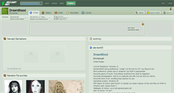 Desktop Screenshot of dreamblood.deviantart.com