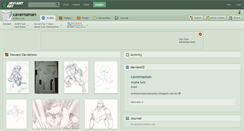 Desktop Screenshot of cavernaman.deviantart.com