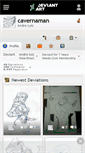 Mobile Screenshot of cavernaman.deviantart.com