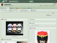 Tablet Screenshot of mugentobu.deviantart.com