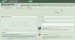 Desktop Screenshot of cutecuddlywolfie.deviantart.com