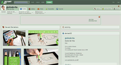 Desktop Screenshot of giuliodevita.deviantart.com
