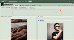 Desktop Screenshot of preacher-man-x.deviantart.com