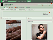 Tablet Screenshot of preacher-man-x.deviantart.com