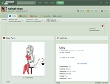 Tablet Screenshot of naiinaii-chan.deviantart.com