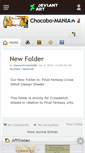 Mobile Screenshot of chocobo-mania.deviantart.com