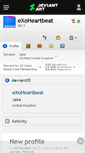 Mobile Screenshot of exoheartbeat.deviantart.com