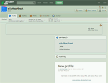 Tablet Screenshot of exoheartbeat.deviantart.com