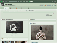 Tablet Screenshot of laurazalenga.deviantart.com