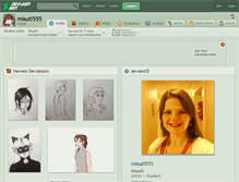 Tablet Screenshot of misuti555.deviantart.com