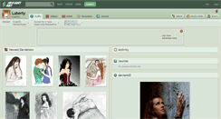 Desktop Screenshot of luberty.deviantart.com
