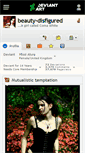 Mobile Screenshot of beauty-disfigured.deviantart.com