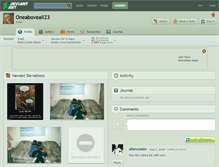 Tablet Screenshot of oneaboveall23.deviantart.com