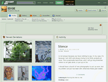 Tablet Screenshot of ed1de.deviantart.com