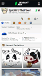 Mobile Screenshot of epichirothefixer.deviantart.com