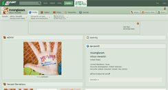 Desktop Screenshot of moonglasses.deviantart.com