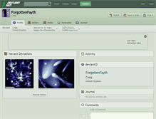 Tablet Screenshot of forgottenfayth.deviantart.com