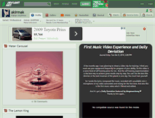 Tablet Screenshot of akirmak.deviantart.com