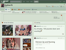Tablet Screenshot of eyedraw78.deviantart.com