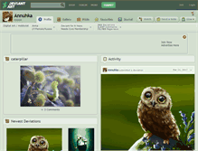 Tablet Screenshot of annuhka.deviantart.com