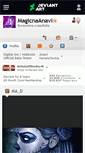 Mobile Screenshot of magicnaanavi.deviantart.com