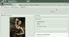 Desktop Screenshot of christismybitch.deviantart.com