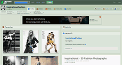 Desktop Screenshot of inspirationalfashion.deviantart.com