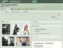 Tablet Screenshot of inspirationalfashion.deviantart.com