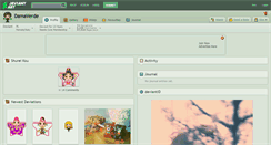 Desktop Screenshot of damaverde.deviantart.com