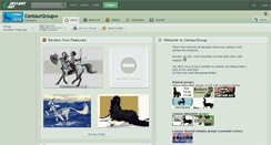 Desktop Screenshot of centaurgroup.deviantart.com