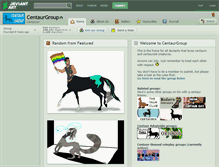 Tablet Screenshot of centaurgroup.deviantart.com
