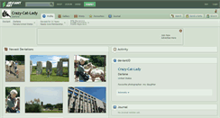 Desktop Screenshot of crazy-cat-lady.deviantart.com