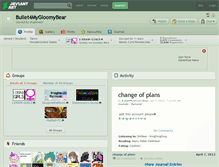 Tablet Screenshot of bullet4mygloomybear.deviantart.com