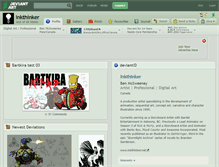 Tablet Screenshot of inkthinker.deviantart.com