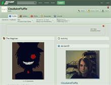 Tablet Screenshot of cloudsarefluffie.deviantart.com