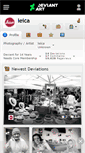 Mobile Screenshot of leica.deviantart.com