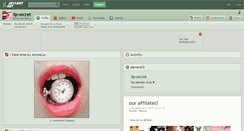Desktop Screenshot of lip-secret.deviantart.com