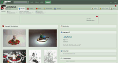 Desktop Screenshot of jellyfishx3.deviantart.com