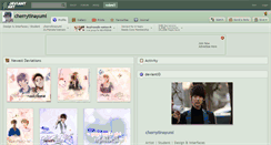 Desktop Screenshot of cherrytinayumi.deviantart.com