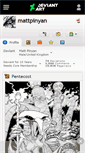 Mobile Screenshot of mattpinyan.deviantart.com