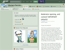 Tablet Screenshot of mijumaru-fanclub.deviantart.com