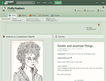 Tablet Screenshot of fluffy-feathers.deviantart.com