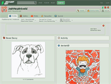Tablet Screenshot of joshheusinkveld.deviantart.com